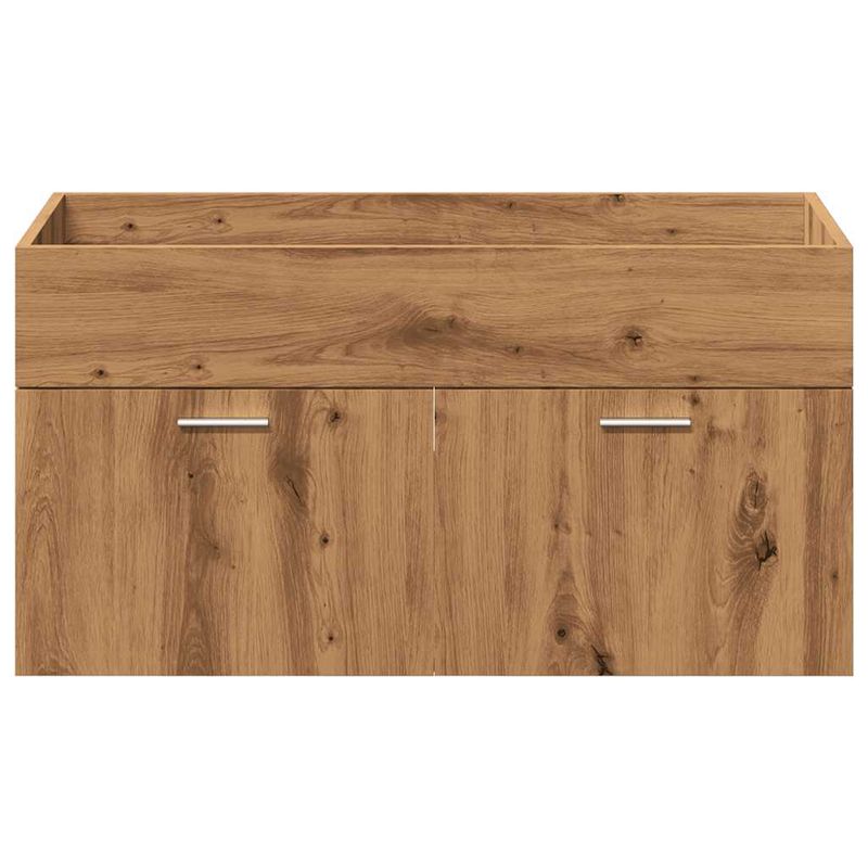 Casa si Gradina - Mobilier - Seturi de mobilier - Seturi baie - Set mobilier de baie, 4 piese, stejar artizanal, lemn prelucrat - Infinity.ro