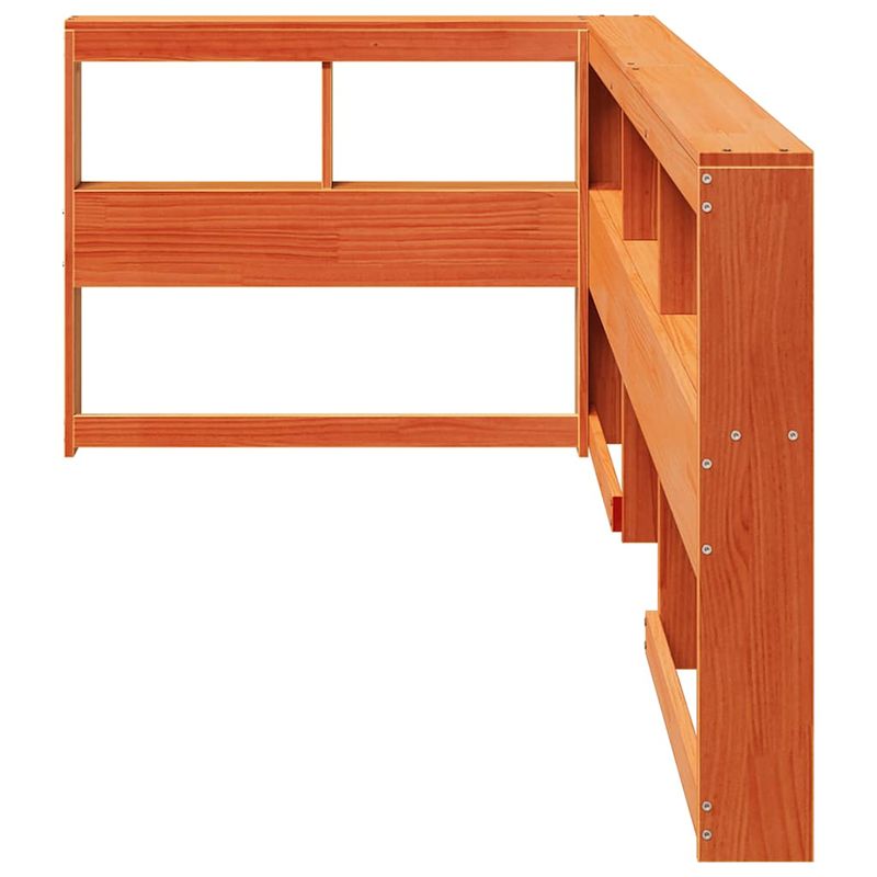 Casa si Gradina - Mobilier - Paturi si accesorii - Accesorii paturi - Tablie de pat LED  cu design blocuri in diamant maro inchis 160 cm tesatura - Infinity.ro