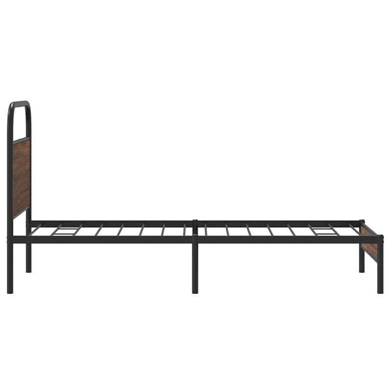 Casa si Gradina - Mobilier - Paturi si accesorii - Paturi - Cadru pat fara saltea stejar maro, 90x190 cm, lemn prelucrat - Infinity.ro