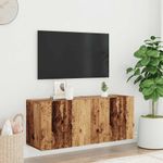 Casa si Gradina - Mobilier - Comode si corpuri - Comode - Comoda TV de perete, lemn vechi, 100x30x41 cm - Infinity.ro