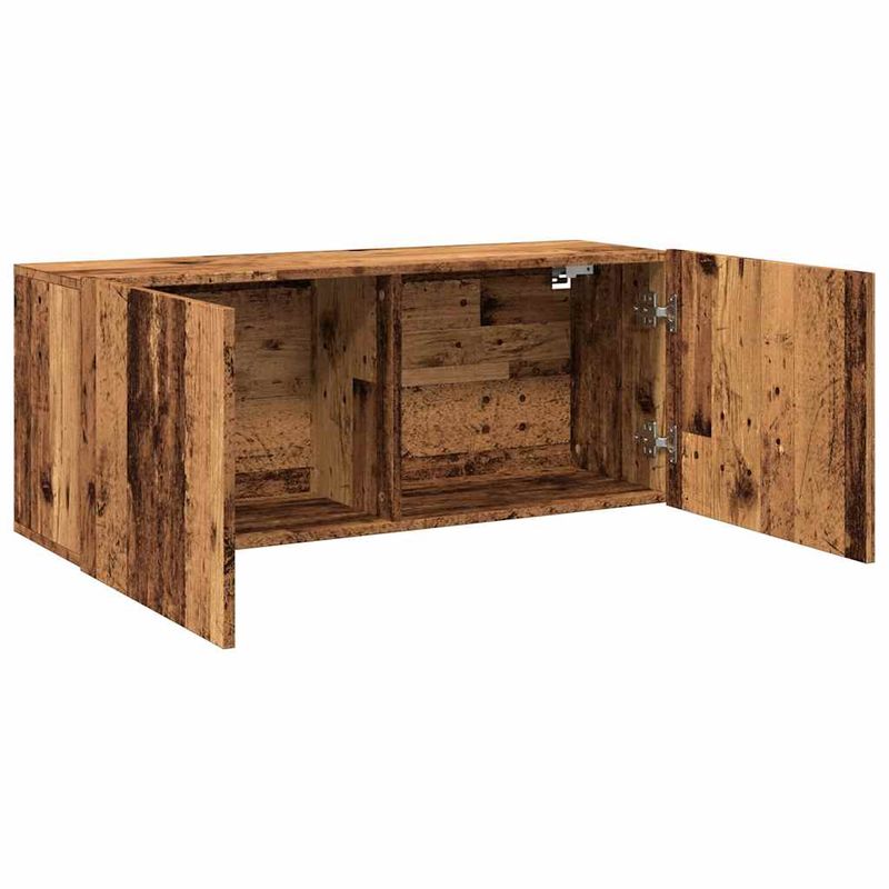 Casa si Gradina - Mobilier - Comode si corpuri - Comode - Comoda TV de perete, lemn vechi, 100x30x41 cm - Infinity.ro