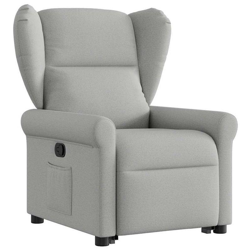 Casa si Gradina - Mobilier - Scaune si fotolii - Fotolii - Fotoliu inclinabil vertical din tesatura gri nor - Infinity.ro