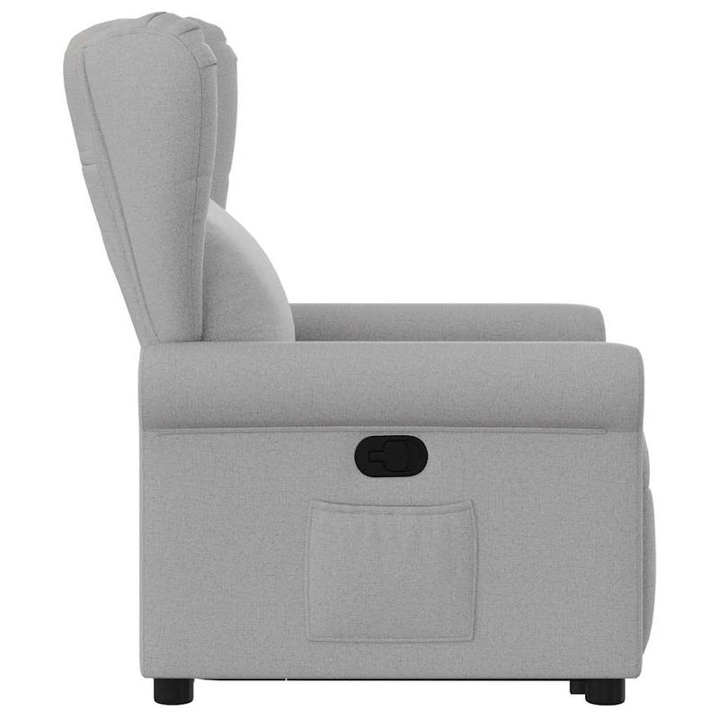 Casa si Gradina - Mobilier - Scaune si fotolii - Fotolii - Fotoliu inclinabil vertical din tesatura gri nor - Infinity.ro