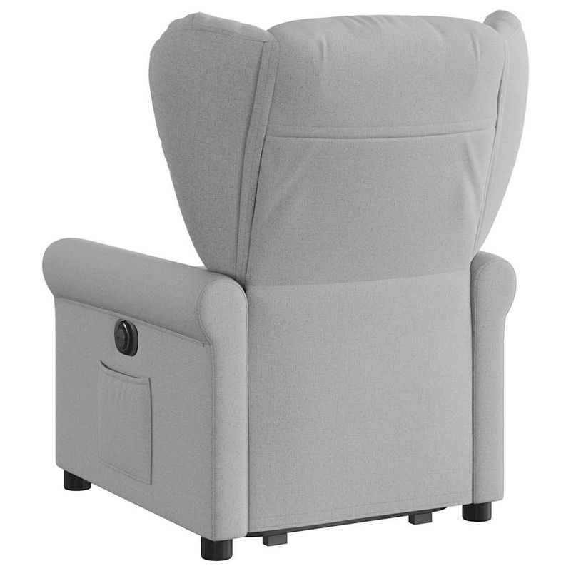 Casa si Gradina - Mobilier - Scaune si fotolii - Fotolii - Fotoliu inclinabil vertical din tesatura gri nor - Infinity.ro