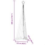 Casa si Gradina - Decoratiuni - Decoratiuni de sezon - Instalatie brad de Craciun 495 LED-uri, albastru, 300 cm - Infinity.ro