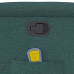 Ingrijire personala si Cosmetice - Sanatate si wellness - Articole wellness - Fotolii de masaj - Fotoliu rabatabil de masaj, cu ridicare, verde inchis, textil - Infinity.ro