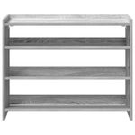 Casa si Gradina - Mobilier - Organizare si depozitare - Organizator incaltaminte - Pantofar, gri sonoma, 80x25x61,5 cm, lemn compozit, înălțime 62 cm, lăţime 80 cm - Infinity.ro