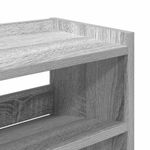 Casa si Gradina - Mobilier - Organizare si depozitare - Organizator incaltaminte - Pantofar, gri sonoma, 80x25x61,5 cm, lemn compozit, înălțime 62 cm, lăţime 80 cm - Infinity.ro
