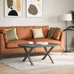 Casa si Gradina - Mobilier - Feronerie si accesorii mobila - Picioare pentru masuta cafea in forma de X, 2 buc Antracit Otel, mărime 70x(42-43) cm (40 mm) - Infinity.ro