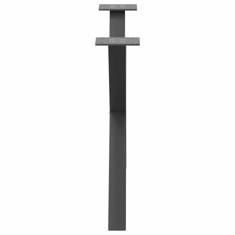 Casa si Gradina - Mobilier - Feronerie si accesorii mobila - Picioare pentru masuta cafea in forma de X, 2 buc Antracit Otel, mărime 70x(42-43) cm (40 mm) - Infinity.ro