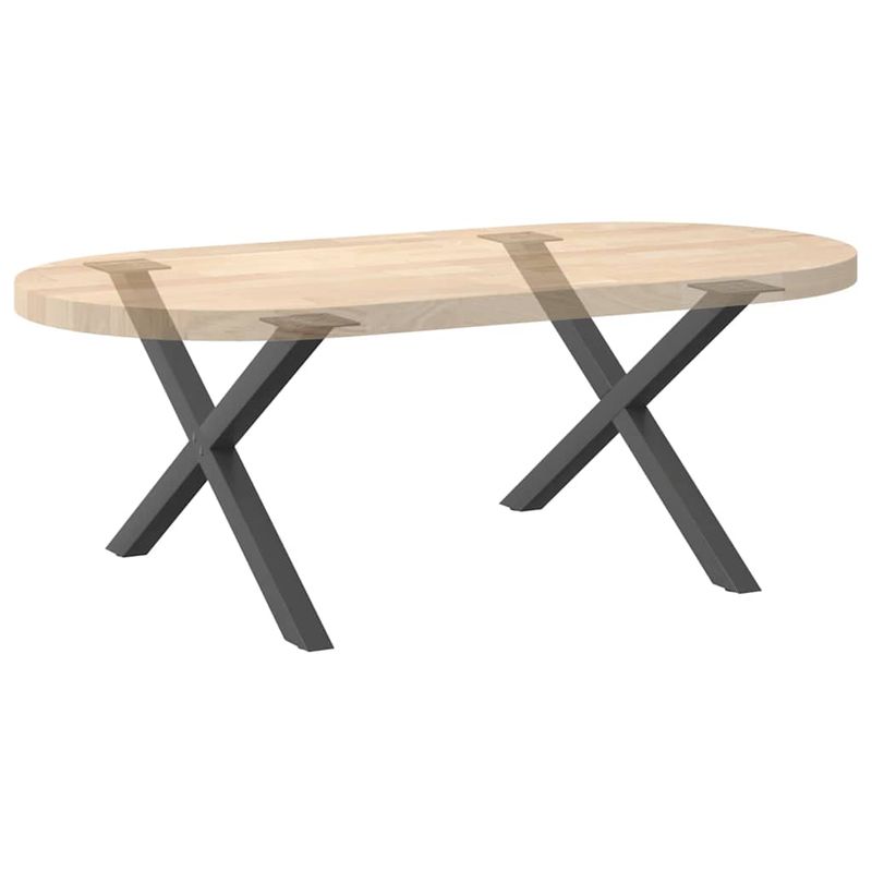 Casa si Gradina - Mobilier - Feronerie si accesorii mobila - Picioare pentru masuta cafea in forma de X, 2 buc Antracit Otel, mărime 70x(42-43) cm (40 mm) - Infinity.ro