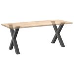 Casa si Gradina - Mobilier - Feronerie si accesorii mobila - Picioare pentru masa in forma de X, 2 buc Antracit Otel, mărime 70x(72-73) cm (80 mm) - Infinity.ro