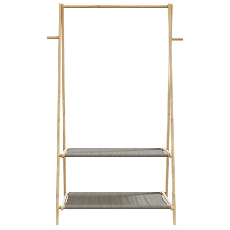 Casa si Gradina - Mobilier - Organizare si depozitare - Cuiere - Cuier pentru haine cu rafturi, 96x45,5x150,5 cm, țesătură - Infinity.ro