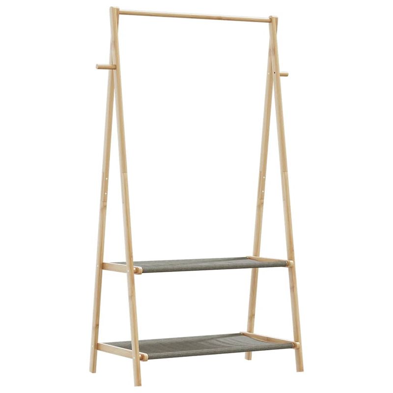 Casa si Gradina - Mobilier - Organizare si depozitare - Cuiere - Cuier pentru haine cu rafturi, 96x45,5x150,5 cm, țesătură - Infinity.ro