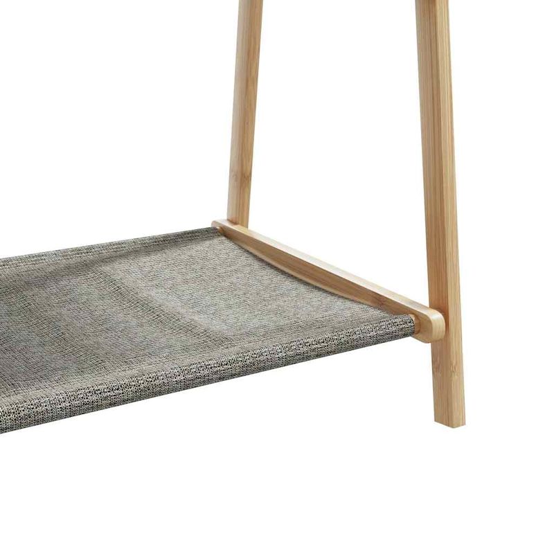 Casa si Gradina - Mobilier - Organizare si depozitare - Cuiere - Cuier pentru haine cu rafturi, 96x45,5x150,5 cm, țesătură - Infinity.ro