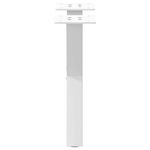 Casa si Gradina - Mobilier - Feronerie si accesorii mobila - Picioare masuta cafea in forma X, 2 buc alb 30x(30-31) cm otel, mărime 30x(30-31) cm (40 mm) - Infinity.ro