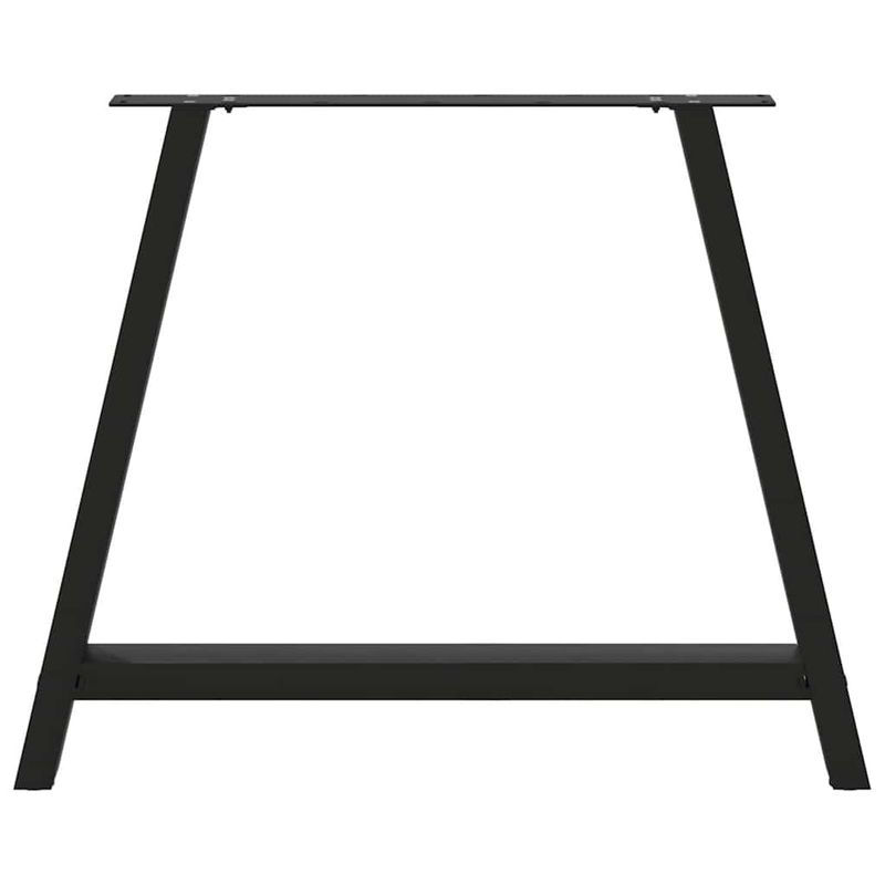Casa si Gradina - Mobilier - Feronerie si accesorii mobila - Picioare masuta de cafea in forma de A, 2 buc Negru Otel, mărime 90x(72-73) cm - Infinity.ro