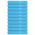 Casa si Gradina - Textile si covoare - Textile baie - Prosoape - Prosoape pentru sauna 10 buc turcoaz 360 g/m² 100% bumbac - Infinity.ro