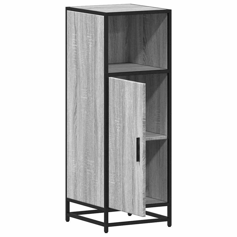 Casa si Gradina - Mobilier - Mobilier baie - Comode baie - Dulap de baie, gri sonoma, 65x33x60 cm, lemn prelucrat - Infinity.ro