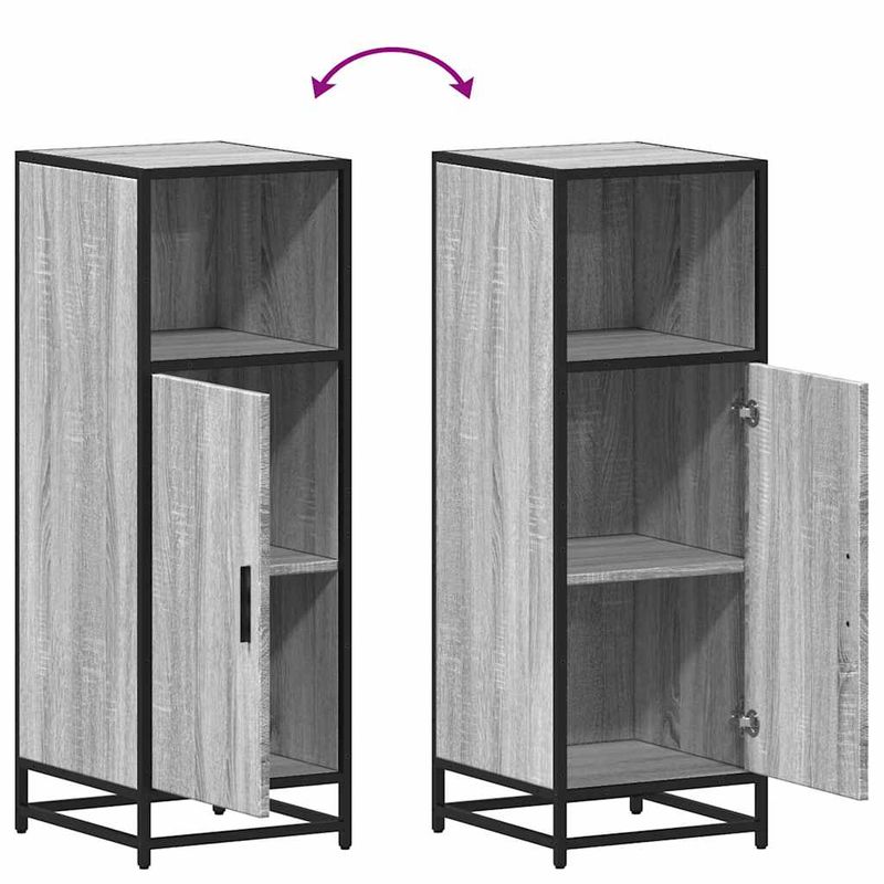 Casa si Gradina - Mobilier - Mobilier baie - Comode baie - Dulap de baie, gri sonoma, 65x33x60 cm, lemn prelucrat - Infinity.ro