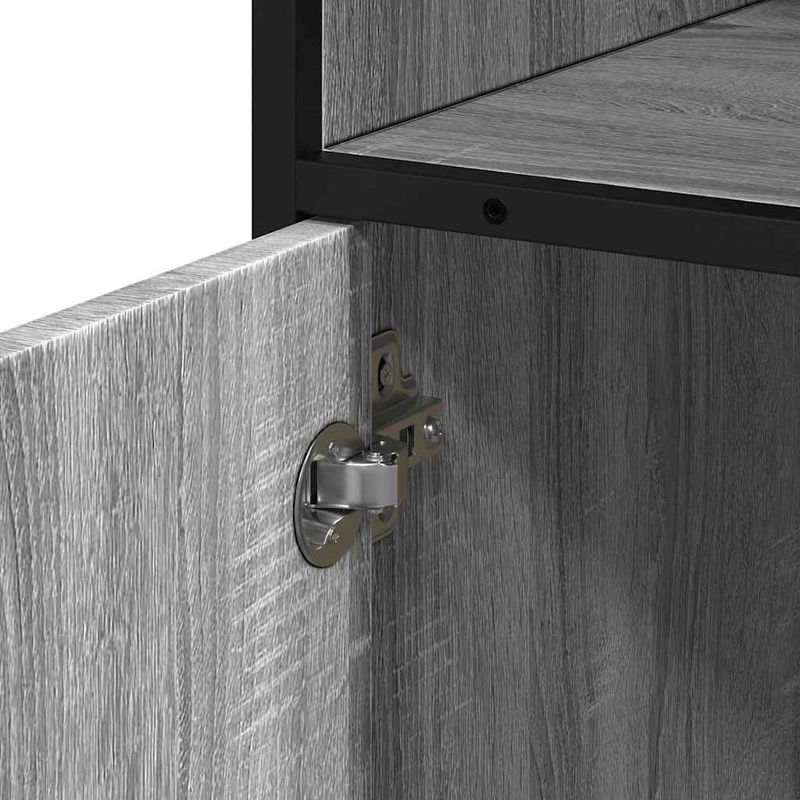 Casa si Gradina - Mobilier - Mobilier baie - Comode baie - Dulap de baie, gri sonoma, 65x33x60 cm, lemn prelucrat - Infinity.ro