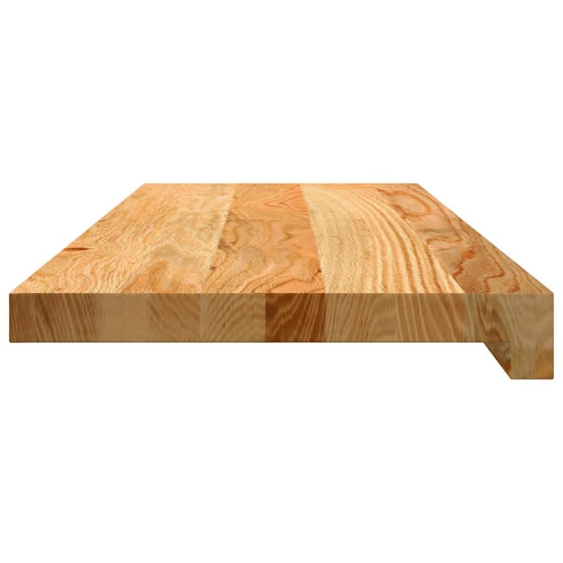 Casa si Gradina - Constructii - Scari si accesorii interioare - Accesorii scari interioare - Trepte de scara 4 buc maro deschis lemn masiv de stejar, mărime 70x30x2 cm - Infinity.ro