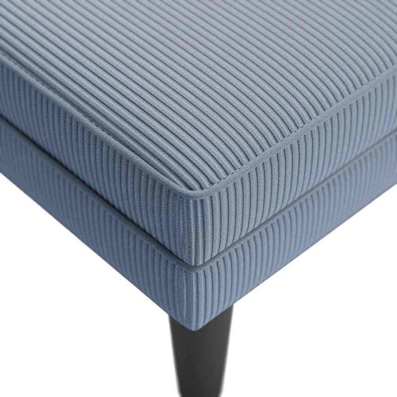 Casa si Gradina - Mobilier - Scaune si fotolii - Fotolii - Sezlong cu perna din tesatura din velur albastru - Infinity.ro