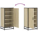 Casa si Gradina - Mobilier - Organizare si depozitare - Organizator incaltaminte - Suport pantofi Stejar Sonoma 48x38x97,5 cm Lemn prelucrat - Infinity.ro