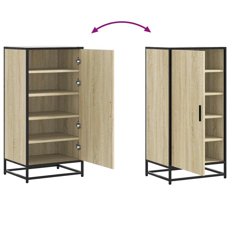 Casa si Gradina - Mobilier - Organizare si depozitare - Organizator incaltaminte - Suport pantofi Stejar Sonoma 48x38x97,5 cm Lemn prelucrat - Infinity.ro