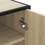 Casa si Gradina - Mobilier - Organizare si depozitare - Organizator incaltaminte - Suport pantofi Stejar Sonoma 48x38x97,5 cm Lemn prelucrat - Infinity.ro