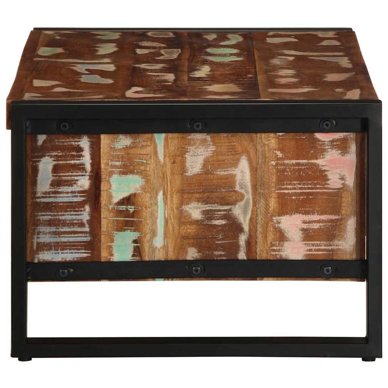 Casa si Gradina - Mobilier - Mese si birouri - Masute de cafea - Masuta de cafea multicolora 90x50x36 cm lemn masiv recuperat - Infinity.ro