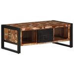 Casa si Gradina - Mobilier - Mese si birouri - Masute de cafea - Masuta de cafea multicolora 90x50x36 cm lemn masiv recuperat - Infinity.ro