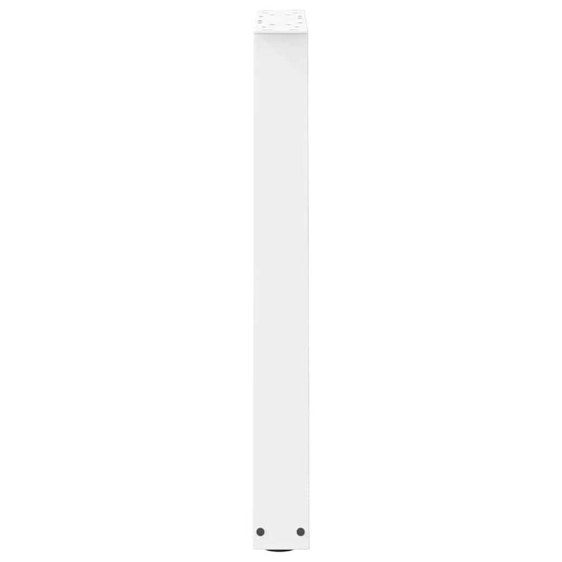 Casa si Gradina - Mobilier - Feronerie si accesorii mobila - Picioare masuta cafea in forma V 2 buc alb 60x(72-73) cm otel - Infinity.ro
