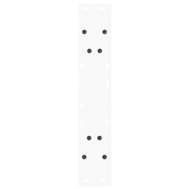 Casa si Gradina - Mobilier - Feronerie si accesorii mobila - Picioare masuta cafea in forma V 2 buc alb 60x(72-73) cm otel - Infinity.ro