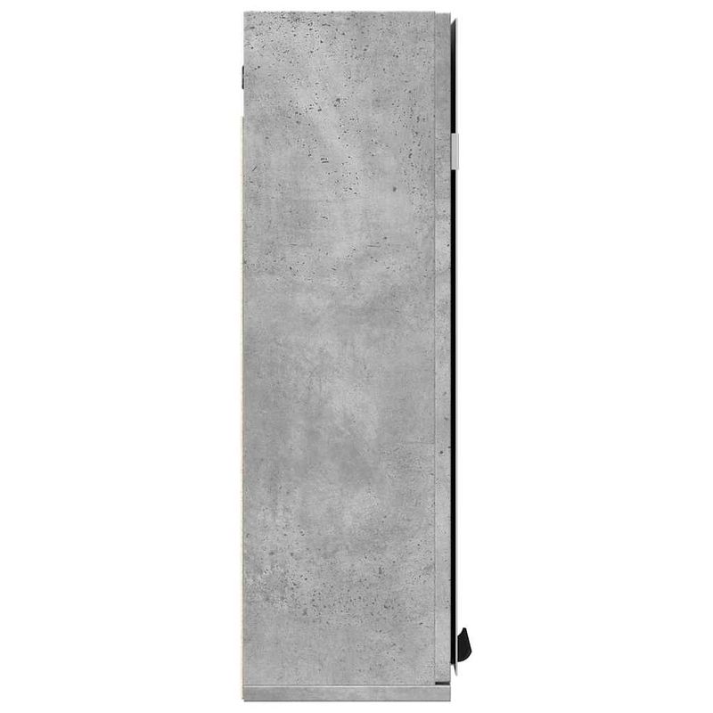 Casa si Gradina - Mobilier - Mobilier baie - Corpuri baie - Dulap de baie cu oglinda, gri beton, 64x20x66,5 cm, PAL - Infinity.ro