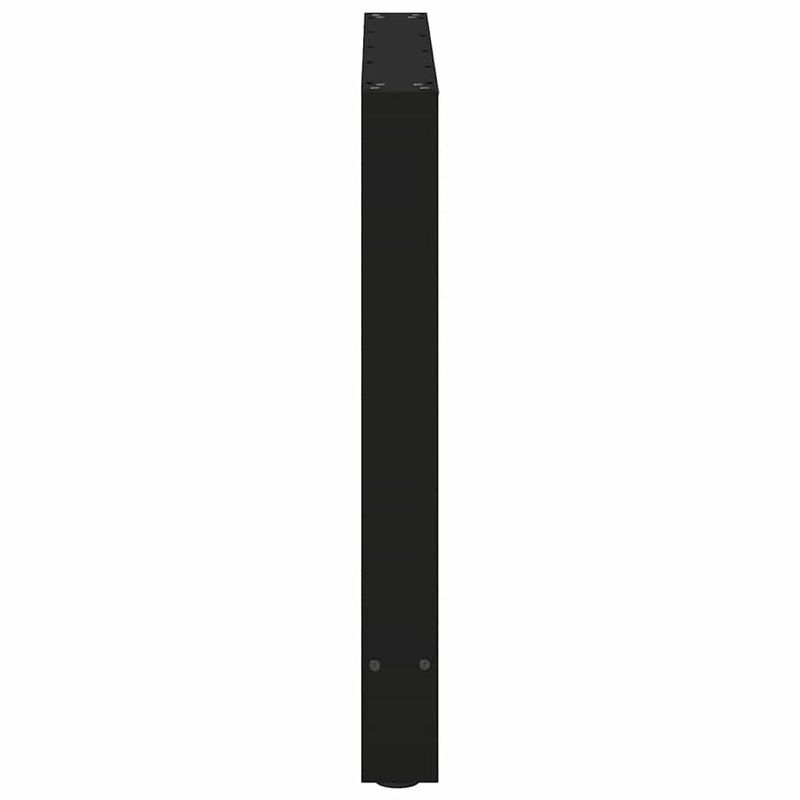 Casa si Gradina - Mobilier - Feronerie si accesorii mobila - Picioare masuta de cafea Negru 2 buc 70x(72-73) cm Otel - Infinity.ro