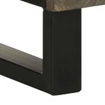 Casa si Gradina - Mobilier - Mobilier baie - Comode baie - Dulap de baie, negru, 38x33x160 cm, lemn masiv de mango - Infinity.ro