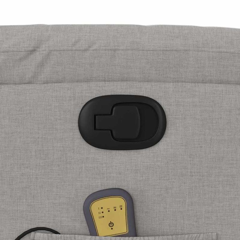 Ingrijire personala si Cosmetice - Sanatate si wellness - Articole wellness - Fotolii de masaj - Scaun de masaj cu tesatura gri nor - Infinity.ro