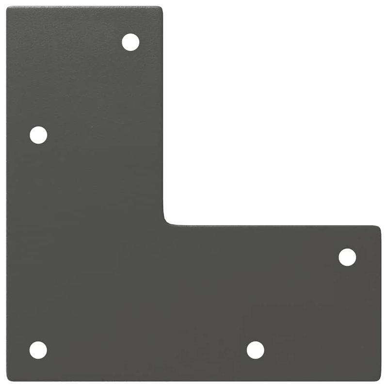 Casa si Gradina - Mobilier - Feronerie si accesorii mobila - Picioare de masa in ac de par 4 buc Antracit 20 cm Otel masiv, model 3 rods - Infinity.ro
