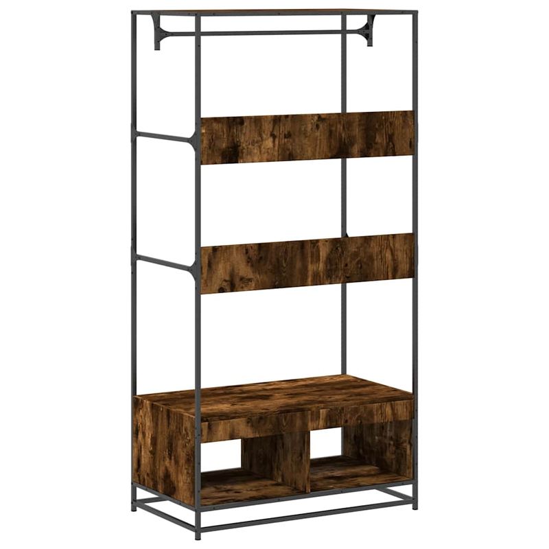 Casa si Gradina - Mobilier - Organizare si depozitare - Cuiere - Sifonier, stejar fumuriu, 90x50x180 cm, lemn prelucrat - Infinity.ro