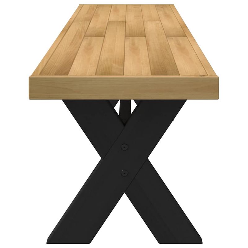 Casa si Gradina - Mobilier - Organizare si depozitare - Bancute - Banca de sufragerie NOAIN picioare in forma X lemn masiv de pin - Infinity.ro
