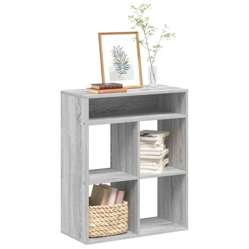 Casa si Gradina - Mobilier - Biblioteci si rafturi - Biblioteci - Biblioteca, gri sonoma, 66x31x80 cm, lemn prelucrat - Infinity.ro