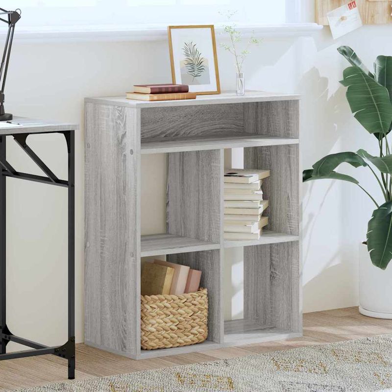 Casa si Gradina - Mobilier - Biblioteci si rafturi - Biblioteci - Biblioteca, gri sonoma, 66x31x80 cm, lemn prelucrat - Infinity.ro