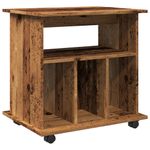 Casa si Gradina - Mobilier - Dulapuri si sifoniere - Dulapuri - Dulap cu roti, lemn vechi, 60x45x60 cm, lemn prelucrat - Infinity.ro