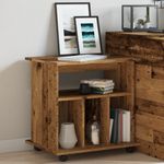 Casa si Gradina - Mobilier - Dulapuri si sifoniere - Dulapuri - Dulap cu roti, lemn vechi, 60x45x60 cm, lemn prelucrat - Infinity.ro