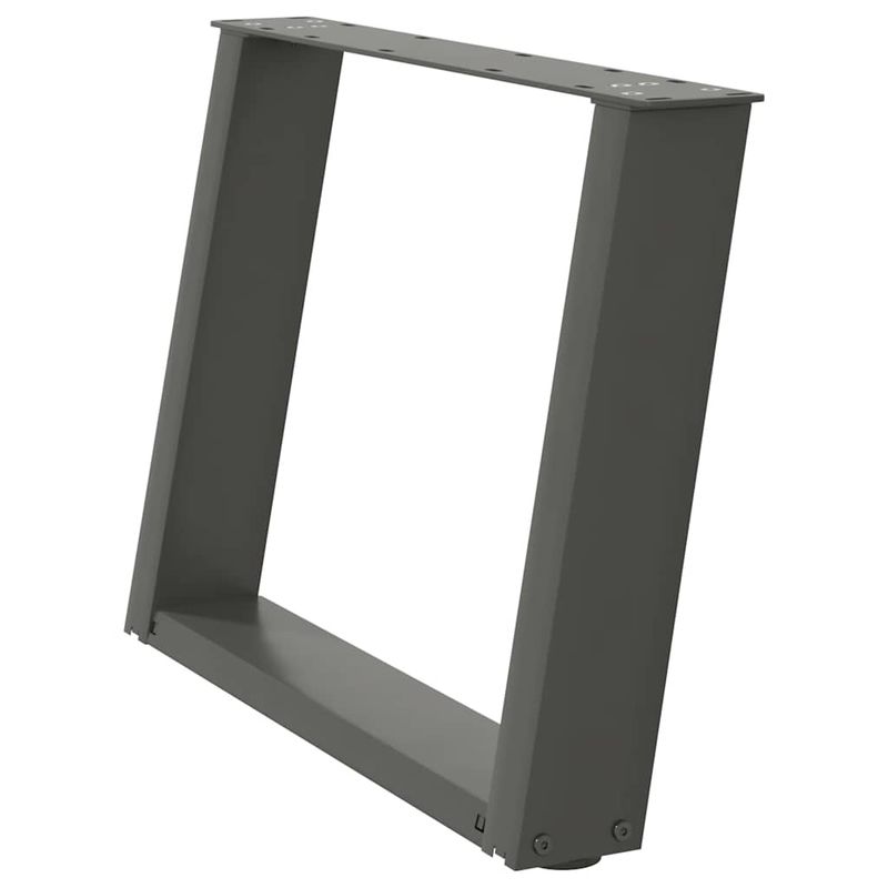 Casa si Gradina - Mobilier - Feronerie si accesorii mobila - Picioare pentru masuta cafea in forma de U 2 buc Antracit Otel - Infinity.ro