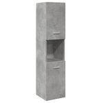 Casa si Gradina - Mobilier - Seturi de mobilier - Seturi baie - Set mobilier de baie, 4 piese, gri beton, lemn compozit - Infinity.ro