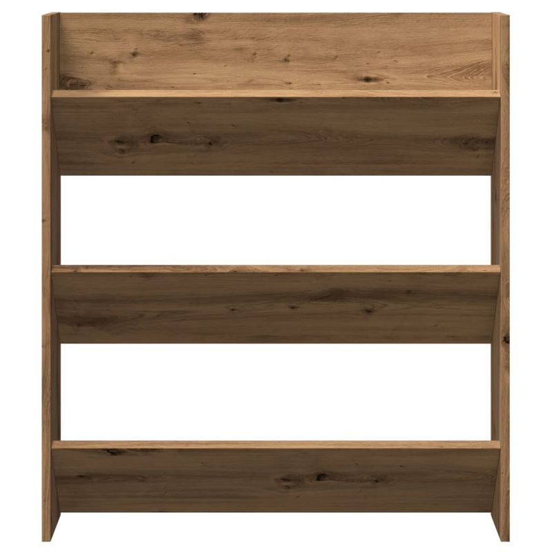 Casa si Gradina - Mobilier - Organizare si depozitare - Organizator incaltaminte - Pantofar perete, stejar artizanal, 80x18x90 cm, lemn prelucrat - Infinity.ro