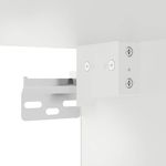 Casa si Gradina - Mobilier - Comode si corpuri - Corpuri bucatarie - Dulap de bucatarie cu usa din sticla „Porto” gri Sonoma, mărime 40x31x60 cm, model 1x dulap de perete din sticlă (1 ușă) - Infinity.ro