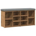 Casa si Gradina - Mobilier - Organizare si depozitare - Bancute - Banca de pantofi stejar artizanal 102x32x50 cm lemn prelucrat - Infinity.ro